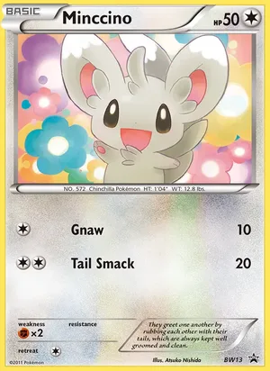 Minccino #BW13, BW Black Star Cosmos Holo, TCGdex reference