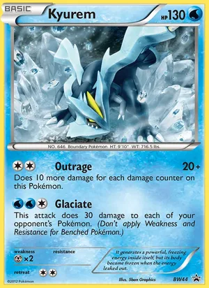 Kyurem #BW44, BW Black Star Holo, TCGdex reference