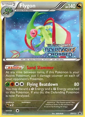 Flygon BW53, base reference; stamps unverified
