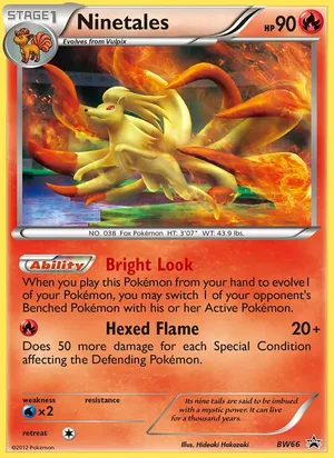 Ninetales #BW66, BW Black Star Pixel Cosmos Holo, TCGdex reference