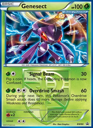 Genesect #BW86, BW Black Star Holo, TCGdex reference