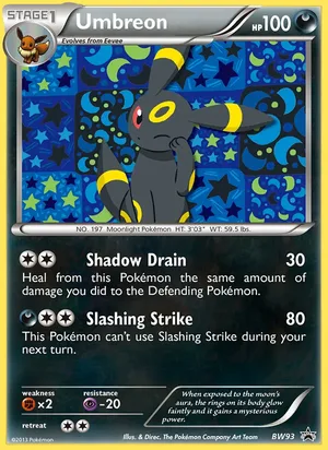 Umbreon #BW93, BW Black Star Holo, TCGdex reference