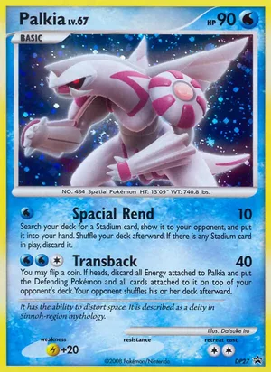 Palkia #DP27, DP Black Star Cosmos Holo, TCGdex reference