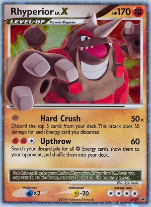 Rhyperior #DP29, DP Black Star Cosmos Holo, TCGdex reference