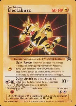 Electabuzz 2 inverted WB stamp PSA reference placeholder