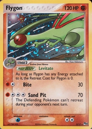 Flygon 3/17, Cosmos Holo, owner-provided image