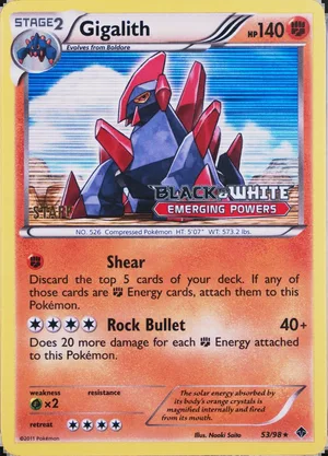 Gigalith Staff Prerelease PSA reference placeholder