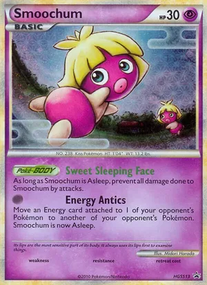 Smoochum #HGSS13, HGSS Black Star Cosmos Holo, TCGdex reference