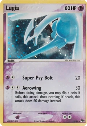 Lugia 2/17, PSA cert scan