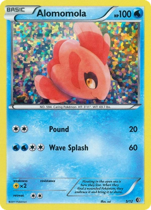 Alomomola 5/12, Confetti Holo, reference image