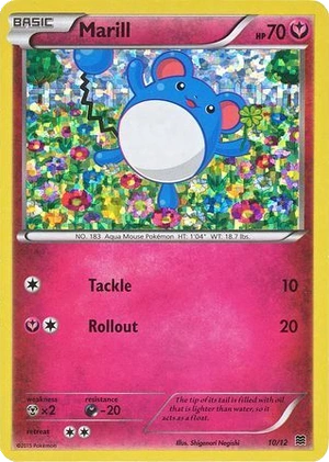 Marill 10/12, McDonald's Collection 2015 Confetti Holo, Pokumon reference