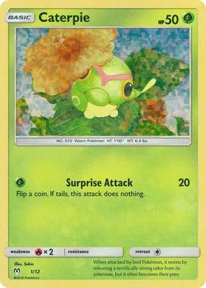 Caterpie #01, English McDonald's Collection 2019 promo, reference image