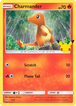 Charmander #09, English McDonald's Collection 2021 promo, reference image