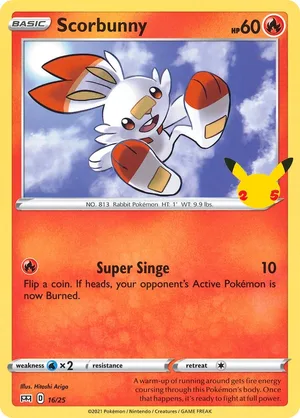 Scorbunny #16, English McDonald's Collection 2021 promo, reference image