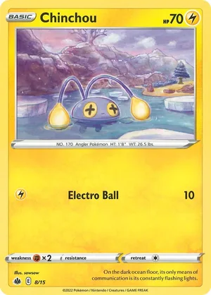 Chinchou #08, English McDonald's Collection 2022 promo, reference image