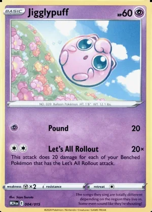 Jigglypuff #04, English McDonald's Collection 2025 promo, reference image