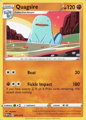 Quagsire #07, English McDonald's Collection 2025 promo, reference image