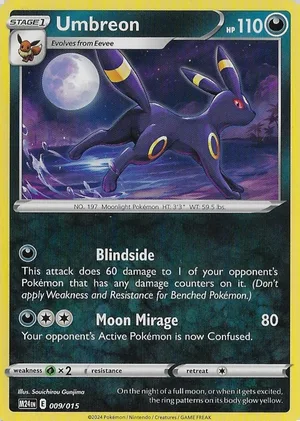Umbreon #09, English McDonald's Collection 2025 promo, reference image