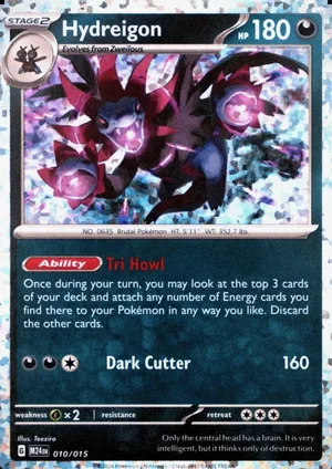 Hydreigon #10, English McDonald's Collection 2025 promo, reference image