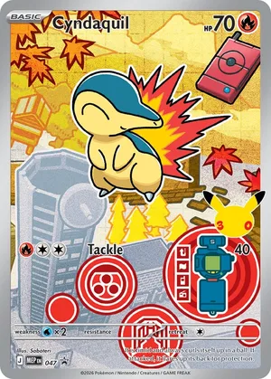 Cyndaquil #047, English MEP Black Star Promos promo, reference image