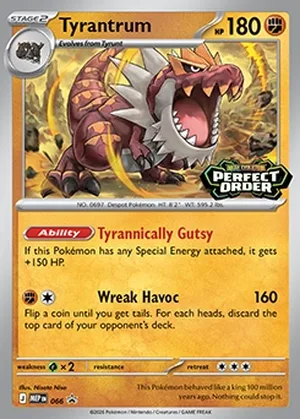 Tyrantrum 066, prerelease base reference scan