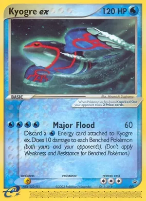 Kyogre ex #001, Nintendo Black Star Non Holofoil, TCGdex reference