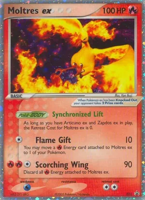 Moltres ex #031, Nintendo Black Star Standard print, TCGdex reference