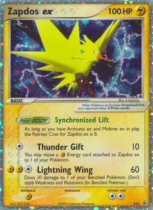 Zapdos ex #033, Nintendo Black Star Standard print, TCGdex reference