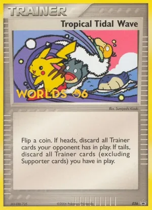 Tropical Tidal Wave #036, Nintendo Black Star Worlds 06 participant, TCGdex reference