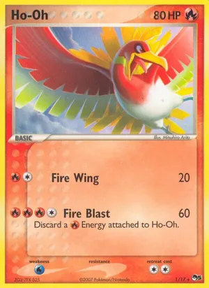 Ho-Oh #1, POP Series 5 Non Holo, TCGdex reference