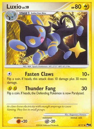 Luxio #8, POP Series 8 Non Holo, TCGdex reference