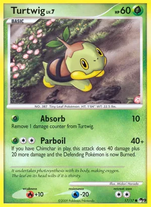 Turtwig #17, POP Series 9 Non Holo, TCGdex reference