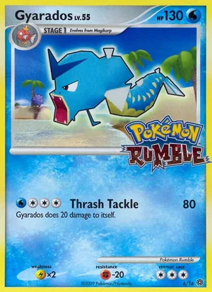 Gyarados #6, Pokémon Rumble Standard print, TCGdex reference