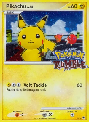 Pikachu #7, Pokémon Rumble Standard print, TCGdex reference