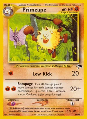 Primeape 18/18 Southern Islands reference