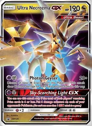 Ultra Necrozma GX #SM126, SM Black Star Holo, TCGdex reference