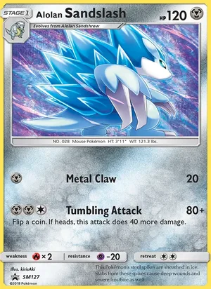 Alolan Sandslash #SM127, SM Black Star Holo, TCGdex reference