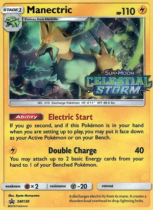 Manectric SM130, prerelease base reference scan