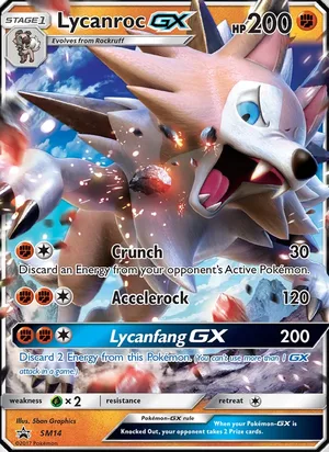 Lycanroc GX #SM14, SM Black Star Holo, TCGdex reference