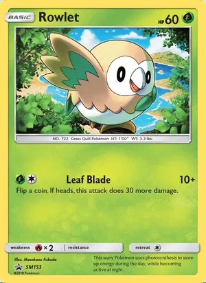Rowlet #SM153, SM Black Star Holo, TCGdex reference