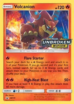 Volcanion SM179, prerelease base reference scan