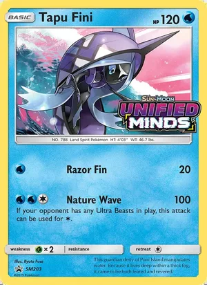 Tapu Fini SM203, prerelease base reference scan