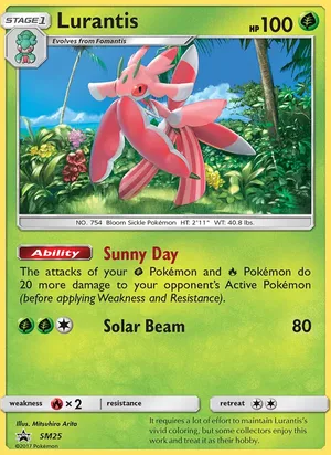 Lurantis #SM25, SM Black Star Holo, TCGdex reference