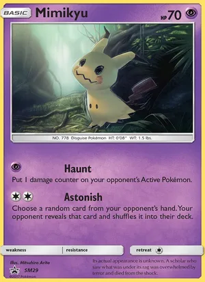 Mimikyu #SM29, SM Black Star Holo, TCGdex reference