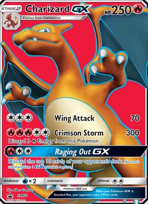 Charizard GX #SM60, SM Black Star Holo, TCGdex reference