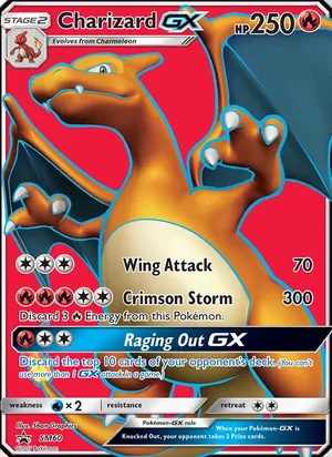 Charizard GX #SM60, SM Black Star Holo, TCGdex reference