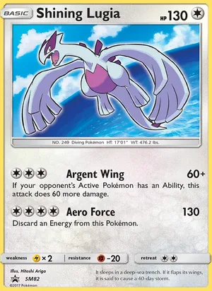 Shining Lugia #SM82, SM Black Star Holo, TCGdex reference