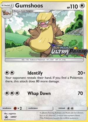 Gumshoos SM97, prerelease base reference scan