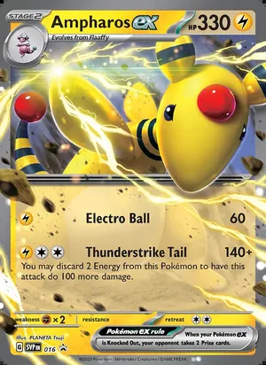 Ampharos ex #016, SWSH Black Star Holo, TCGdex reference