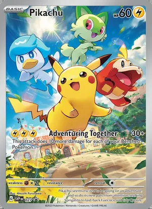 Pikachu #027, SWSH Black Star Holo, TCGdex reference